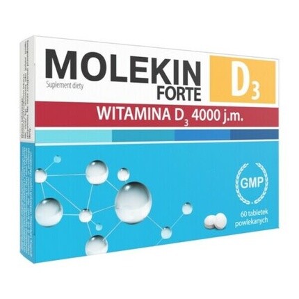 Molekin D3 Forte 60 таблеток 4000 МЕ Иммунитет Здоровые кости и зубы
Molekin D3 Forte 60 таблеток 4000 МЕ Иммунитет Здоровые кости и зубы