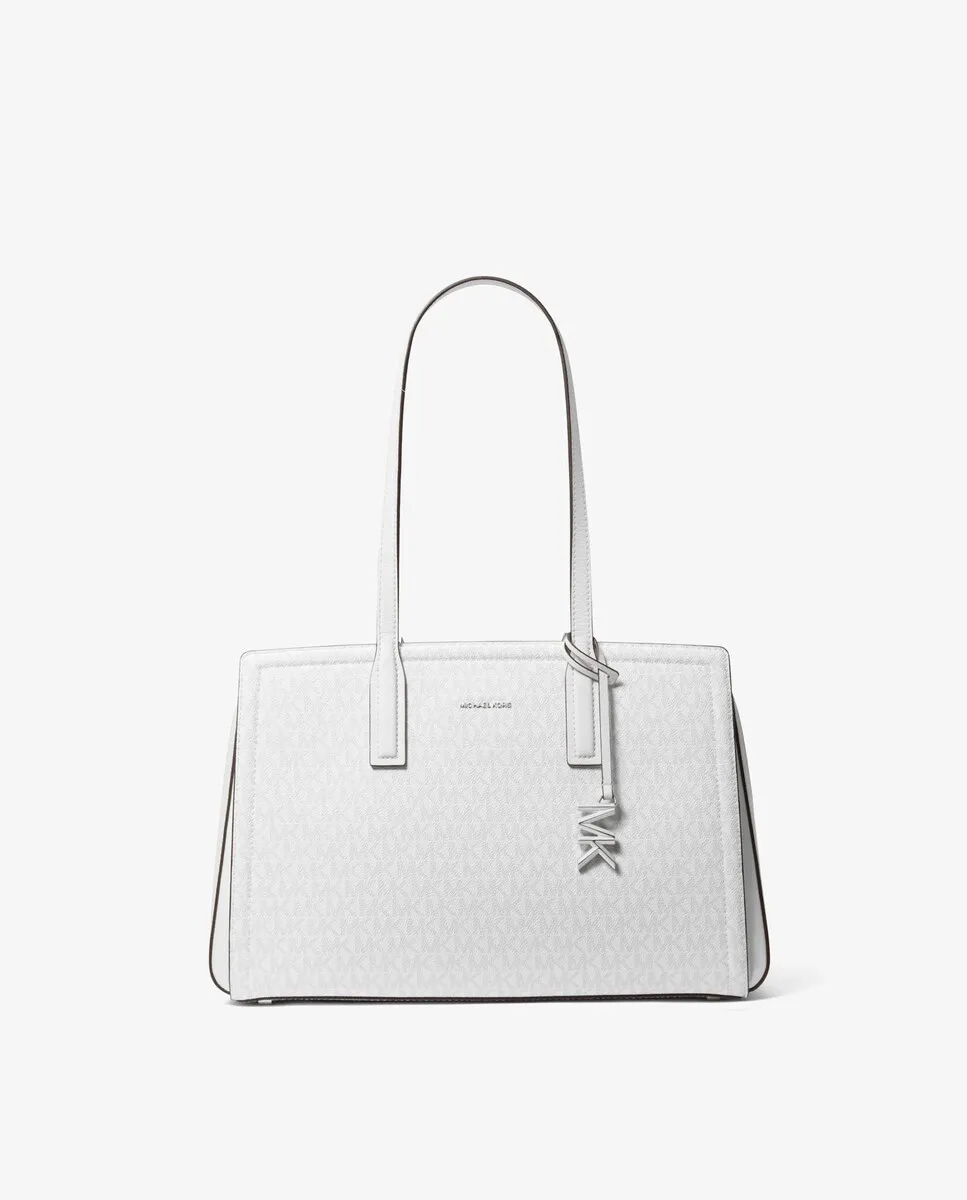 Сумка-тоут с принтом логотипа Laila Michael Michael Kors, светло-серый
Сумка-тоут с принтом логотипа Laila Michael Michael Kors, светло-серый