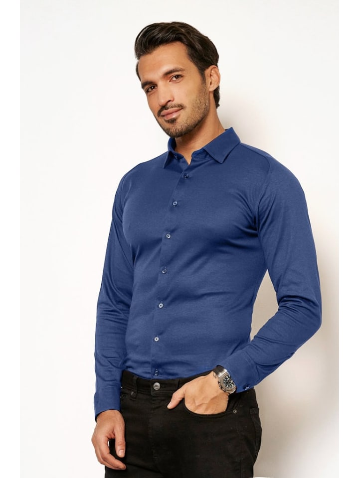 Рубашка синего цвета DESOTO
Рубашка синего цвета DESOTO