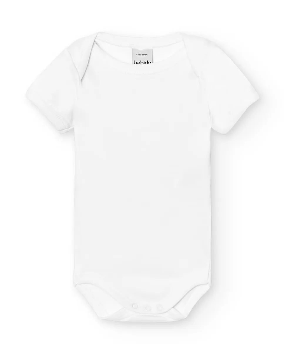 В упаковке 2 бамбуковых детских боди с короткими рукавами BABIDÚ, белый
В упаковке 2 бамбуковых детских боди с короткими рукавами BABIDÚ, белый