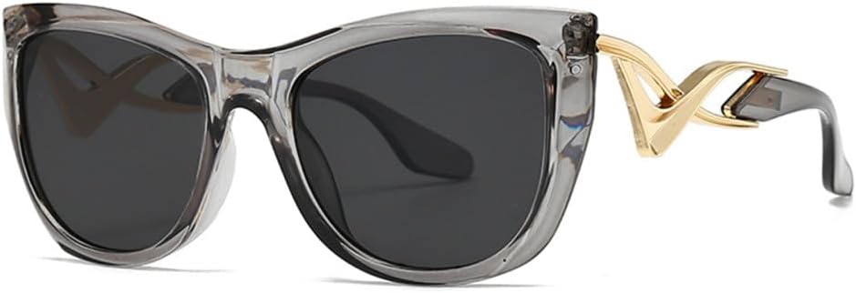 Модные солнцезащитные очки «кошачий глаз» класса люкс для женщин и мужчин. Современные женские солнцезащитные очки с металлическими дужками, защита от ультрафиолета UV400 TYUVIVO, Black Grey
Модные солнцезащитные очки «кошачий глаз» класса люкс для женщин и мужчин. Современные женские солнцезащитные очки с металлическими дужками, защита от ультрафиолета UV400 TYUVIVO, Black Grey