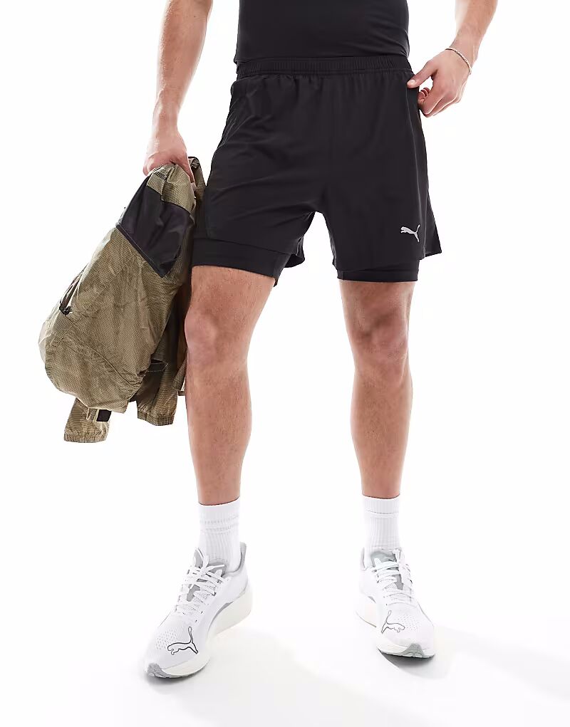Шорты Puma Run Velocity 2 в 1 черного цвета
Шорты Puma Run Velocity 2 в 1 черного цвета