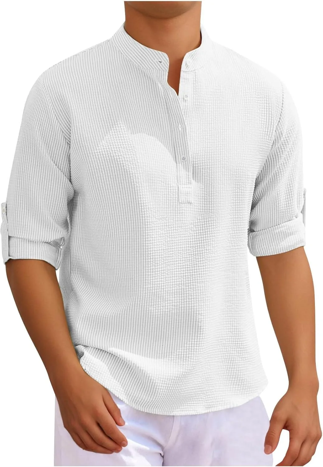 Мужская рубашка-поло FZYLQY с V-образным вырезом и коротким рукавом
Мужская рубашка-поло FZYLQY с V-образным вырезом и коротким рукавом