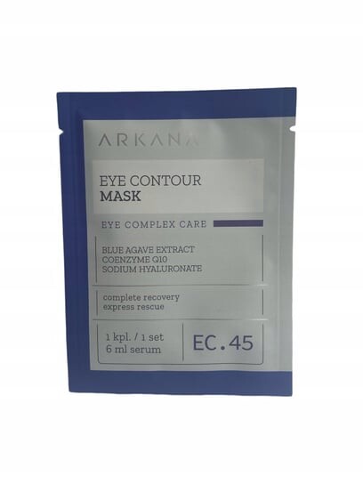 Маска для контура глаз, 1 шт. Arkana
Маска для контура глаз, 1 шт. Arkana