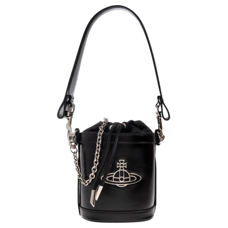 Vivienne Westwood Кожаная ведро сумка через плечо женская черная
Vivienne Westwood Кожаная ведро сумка через плечо женская черная