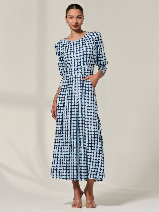 Геометрическое платье миди с пышными рукавами Jolie Moi, Blue Geo
Геометрическое платье миди с пышными рукавами Jolie Moi, Blue Geo