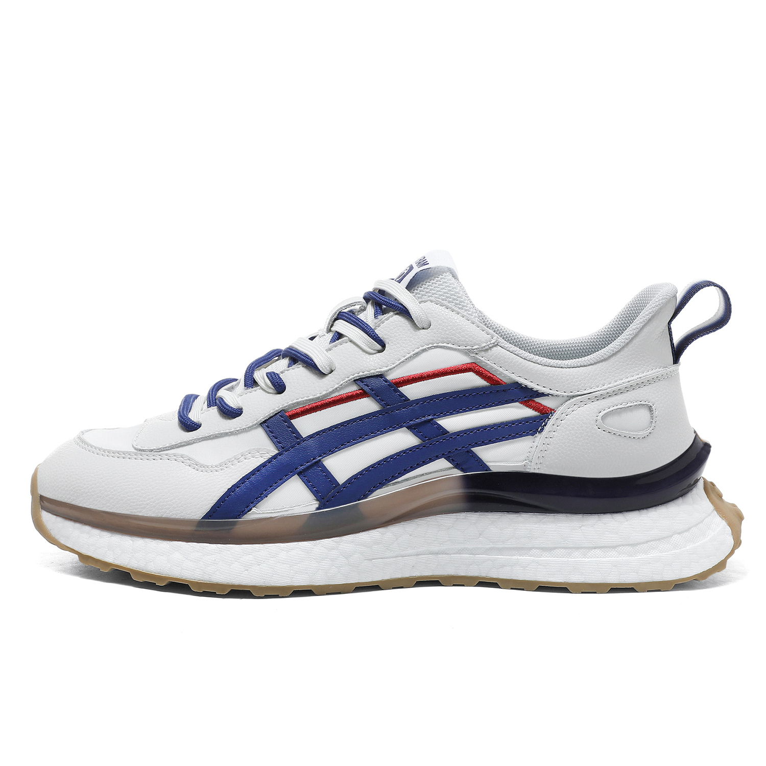 Мужские повседневные кроссовки Low top с амортизацией, противоскользящей, износостойкой, водонепроницаемой и дышащей подошвой FACKRAM, белый синий
Мужские повседневные кроссовки Low top с амортизацией, противоскользящей, износостойкой, водонепроницаемой и дышащей подошвой FACKRAM, белый синий