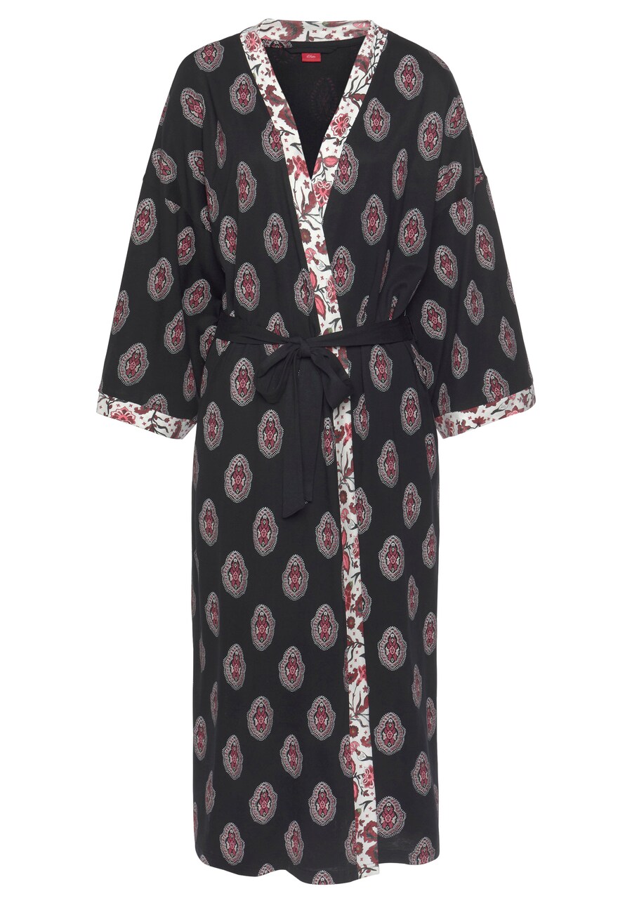 Длинный халат s.Oliver, черный
Длинный халат s.Oliver, черный