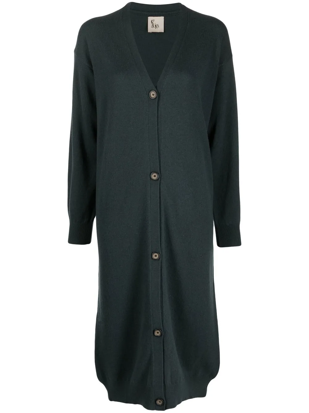Длинный кашемировый кардиган PAULA, зеленый
Длинный кашемировый кардиган PAULA, зеленый