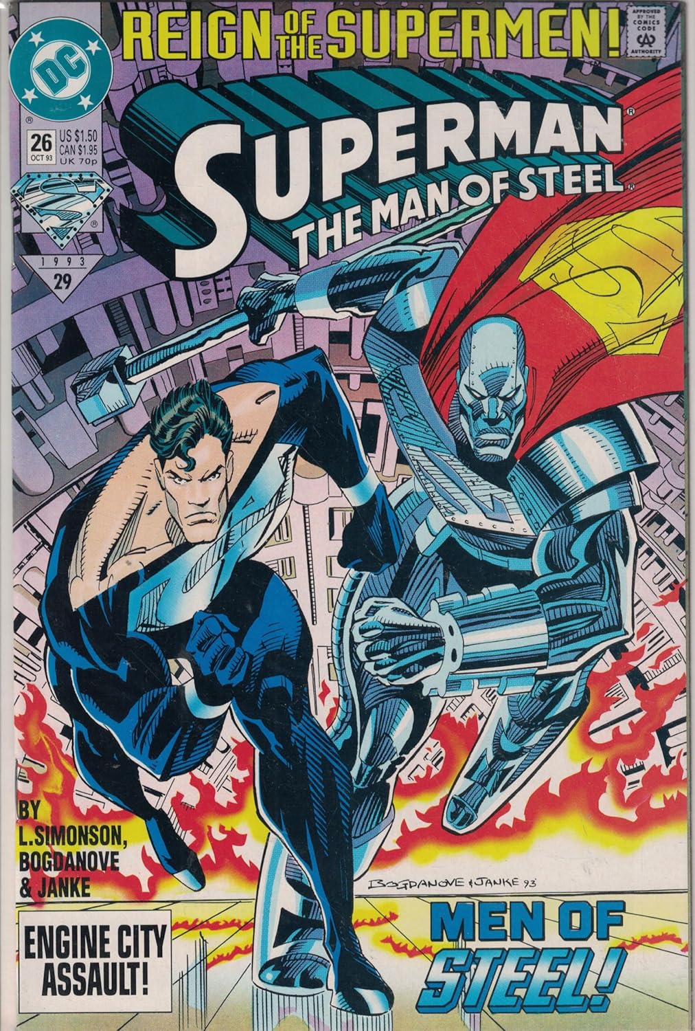Superman: The Man of Steel, #26 (Comic Book) (DC)
Superman: The Man of Steel, #26 (Comic Book) (DC)