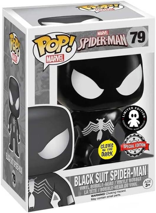 Фигурка Funko Pop! Spider-Man Black Suit Spider-Man GITD
Фигурка Funko Pop! Spider-Man Black Suit Spider-Man GITD