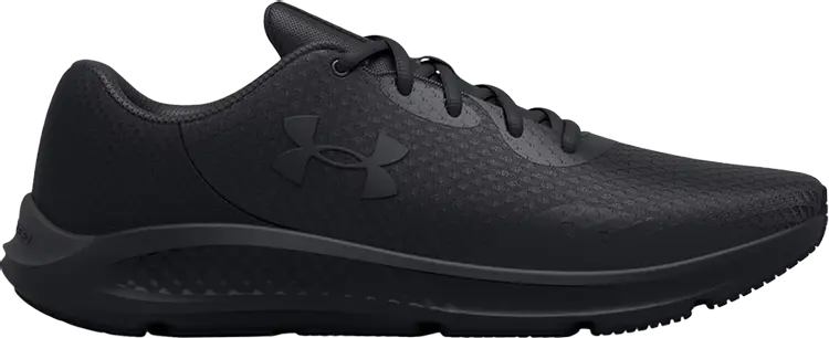 Кроссовки Under Armour Charged Pursuit 3 4E Wide Triple Black, черный 
Кроссовки Under Armour Charged Pursuit 3 4E Wide Triple Black, черный