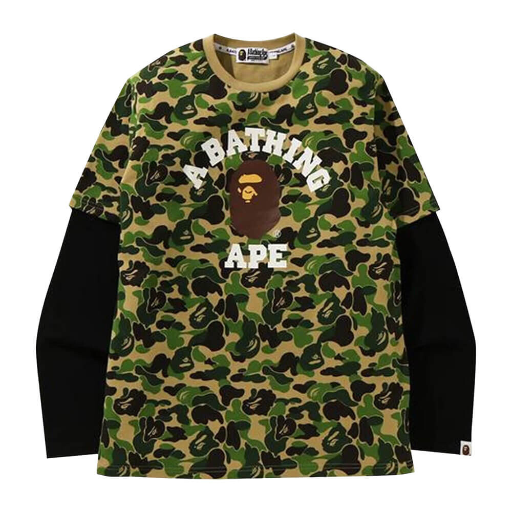 Футболка Bape ABC Camo College Layered, зеленый
Футболка Bape ABC Camo College Layered, зеленый