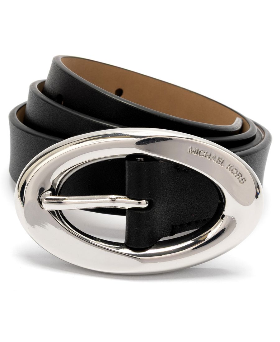 Женский кожаный нереверсивный ремень шириной 25 мм Michael Kors, Black/silver
Женский кожаный нереверсивный ремень шириной 25 мм Michael Kors, Black/silver