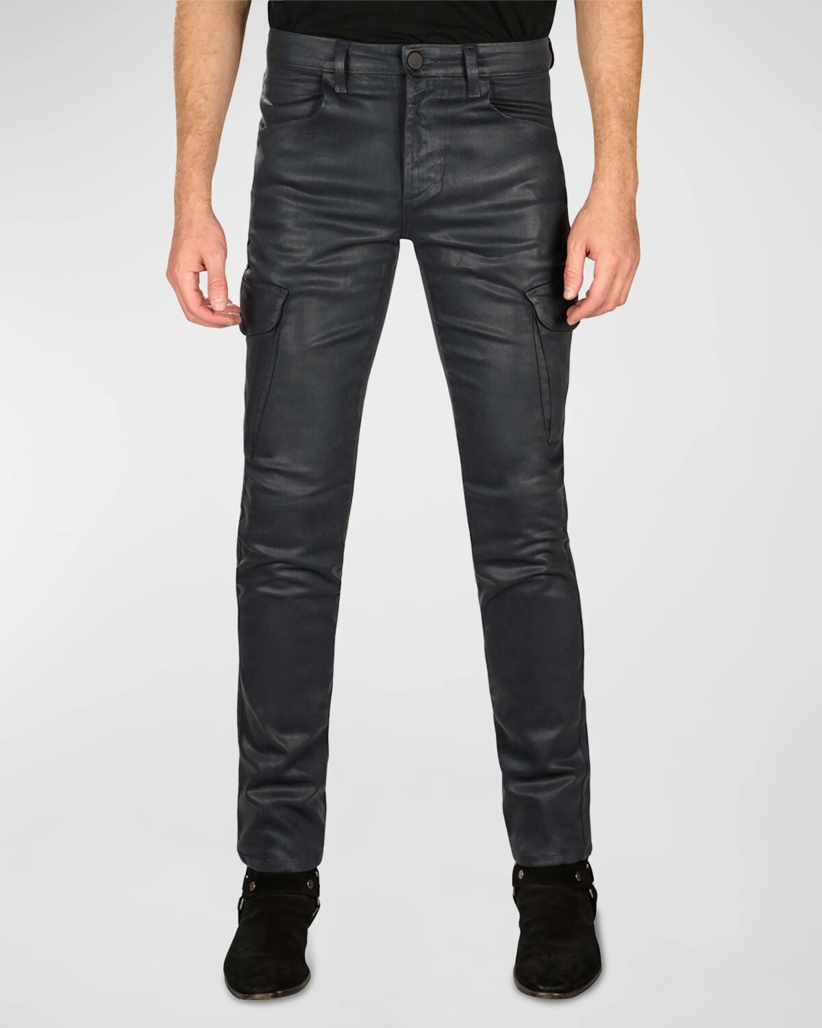 Мужские брюки-карго из денима с покрытием Preston monfrere, цвет Coated Noir
Мужские брюки-карго из денима с покрытием Preston monfrere, цвет Coated Noir