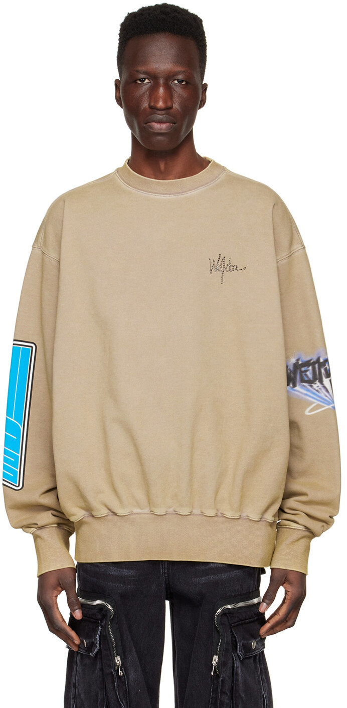 Хлопковая толстовка светло-коричневого цвета We11done, Коричневый, Хлопковая толстовка светло-коричневого цвета We11done
Хлопковая толстовка светло-коричневого цвета We11done, Коричневый, Хлопковая толстовка светло-коричневого цвета We11done