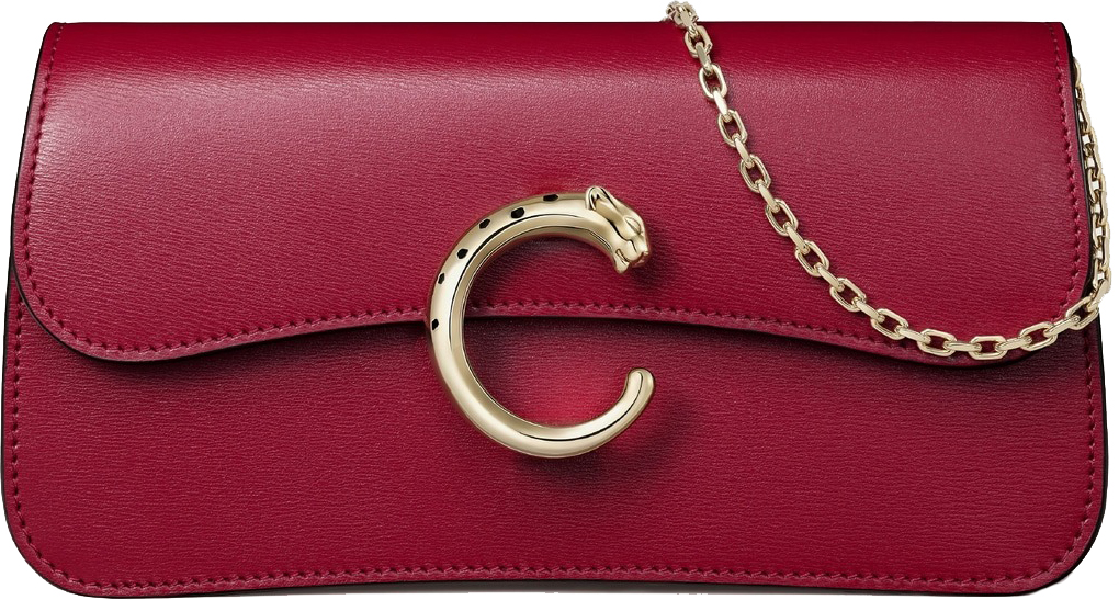 Сумка Cartier Small Panthère C, вишнево-красный
Сумка Cartier Small Panthère C, вишнево-красный