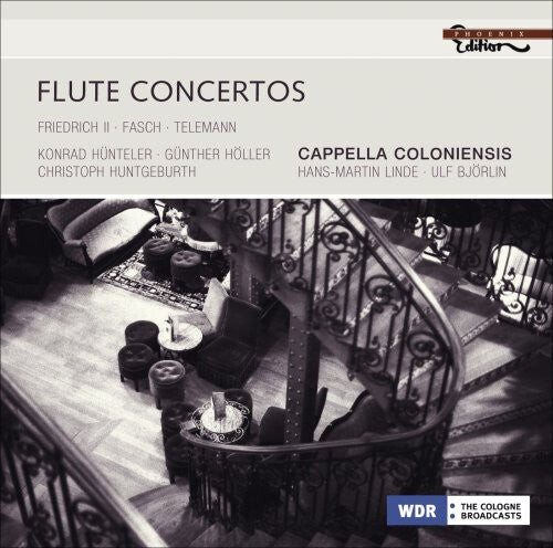 CD диск Telemann / Fasch / Hunteler / Holler / Hucke: Flute Concertos
CD диск Telemann / Fasch / Hunteler / Holler / Hucke: Flute Concertos