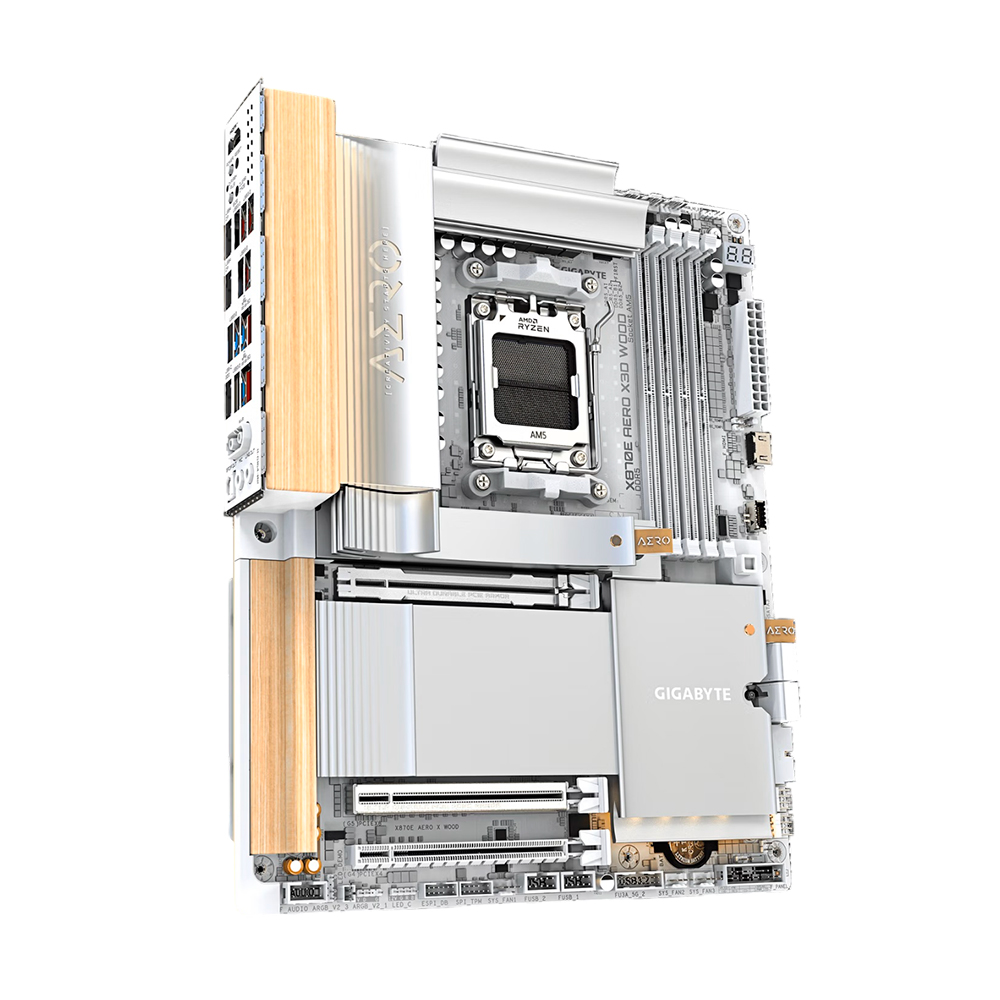 Материнская плата Gigabyte X870E AERO X3D WOOD, AM5, DDR5, Wi-Fi
Материнская плата Gigabyte X870E AERO X3D WOOD, AM5, DDR5, Wi-Fi