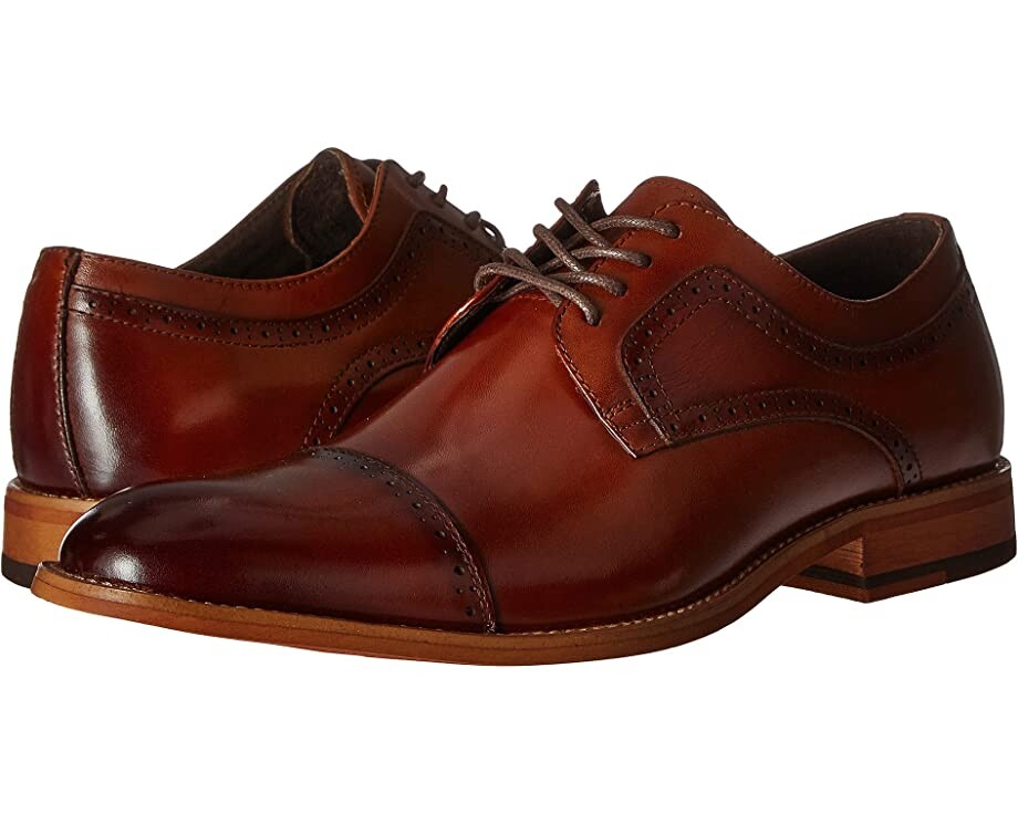 Оксфорды Dickinson Cap Toe Oxford Stacy Adams, коньяк 
Оксфорды Dickinson Cap Toe Oxford Stacy Adams, коньяк