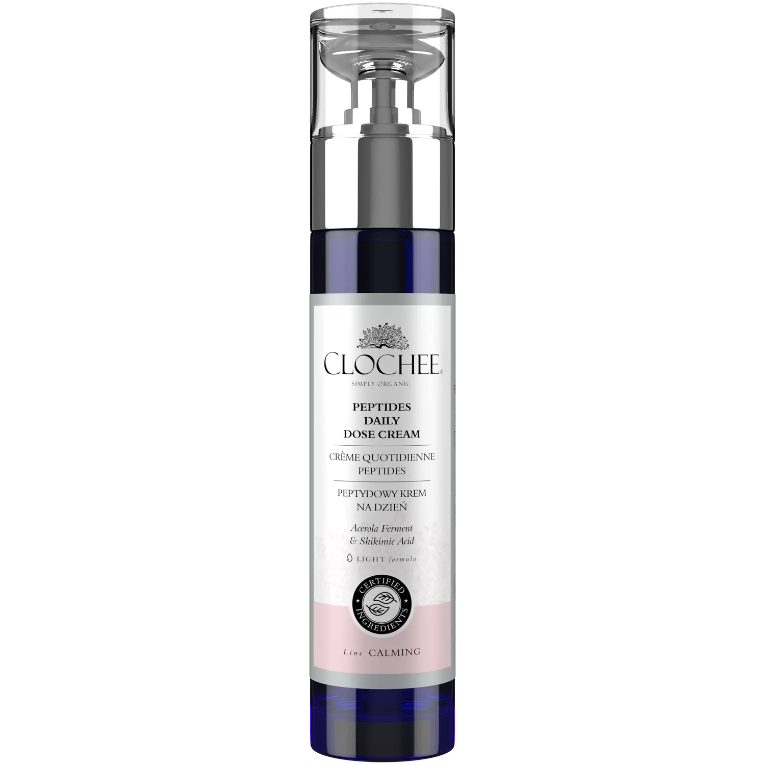 Clochee Calming пептидный крем для лица дневной, 50 мл 
Clochee Calming пептидный крем для лица дневной, 50 мл