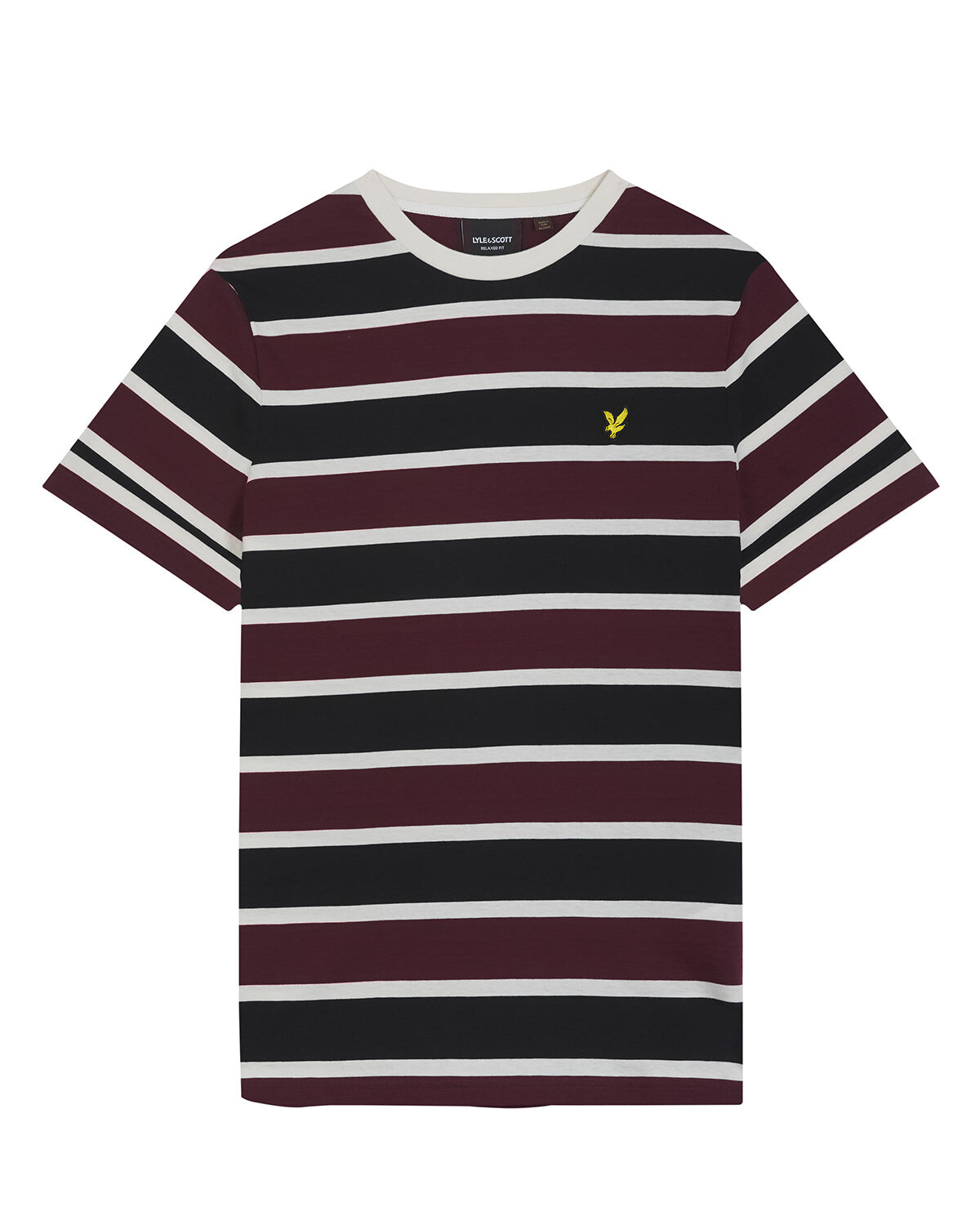 Полосатая футболка красного цвета Lyle & Scott, бургундия
Полосатая футболка красного цвета Lyle & Scott, бургундия