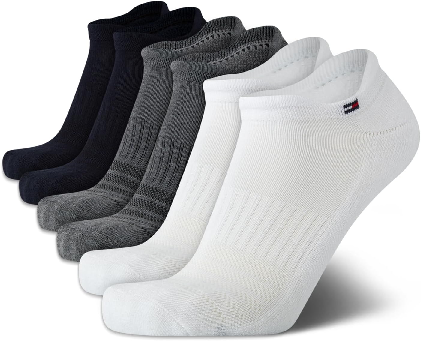 Мужские носки Tommy Hilfiger, непромокаемые, 6 пар носков с амортизирующей подкладкой и низким вырезом (размер обуви 7-12), White Grey Assorted
Мужские носки Tommy Hilfiger, непромокаемые, 6 пар носков с амортизирующей подкладкой и низким вырезом (размер обуви 7-12), White Grey Assorted