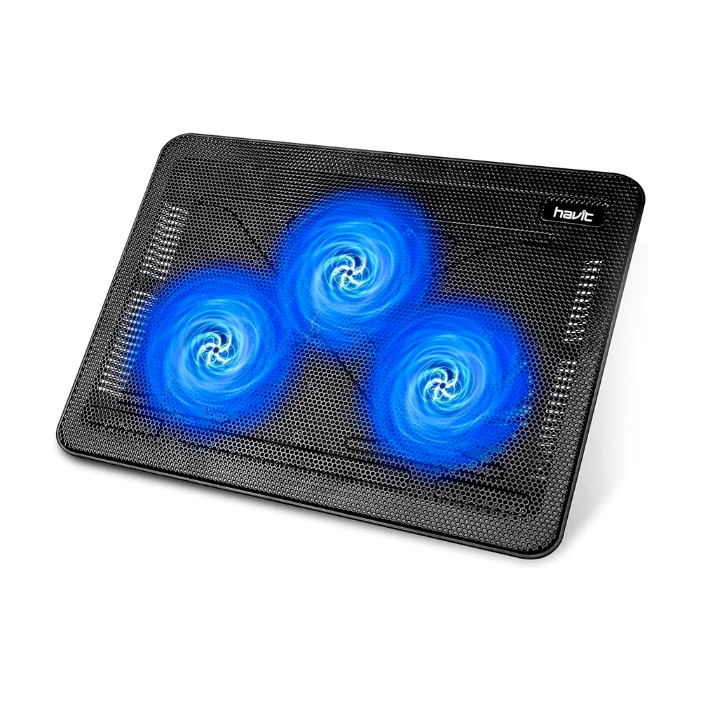 Охлаждающая подставка для ноутбука Havit HV-F2056, 15.6"-17", 3 вентилятора, черный
Охлаждающая подставка для ноутбука Havit HV-F2056, 15.6"-17", 3 вентилятора, черный