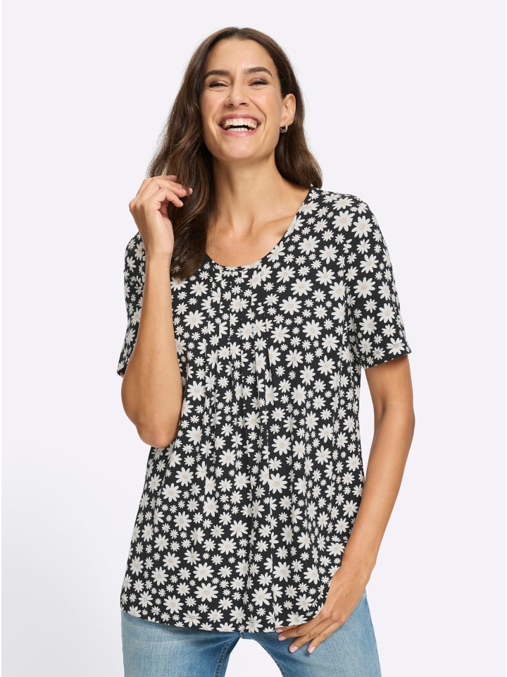 Рубашка с принтом черного и экрю цвета WITT WEIDEN
Рубашка с принтом черного и экрю цвета WITT WEIDEN