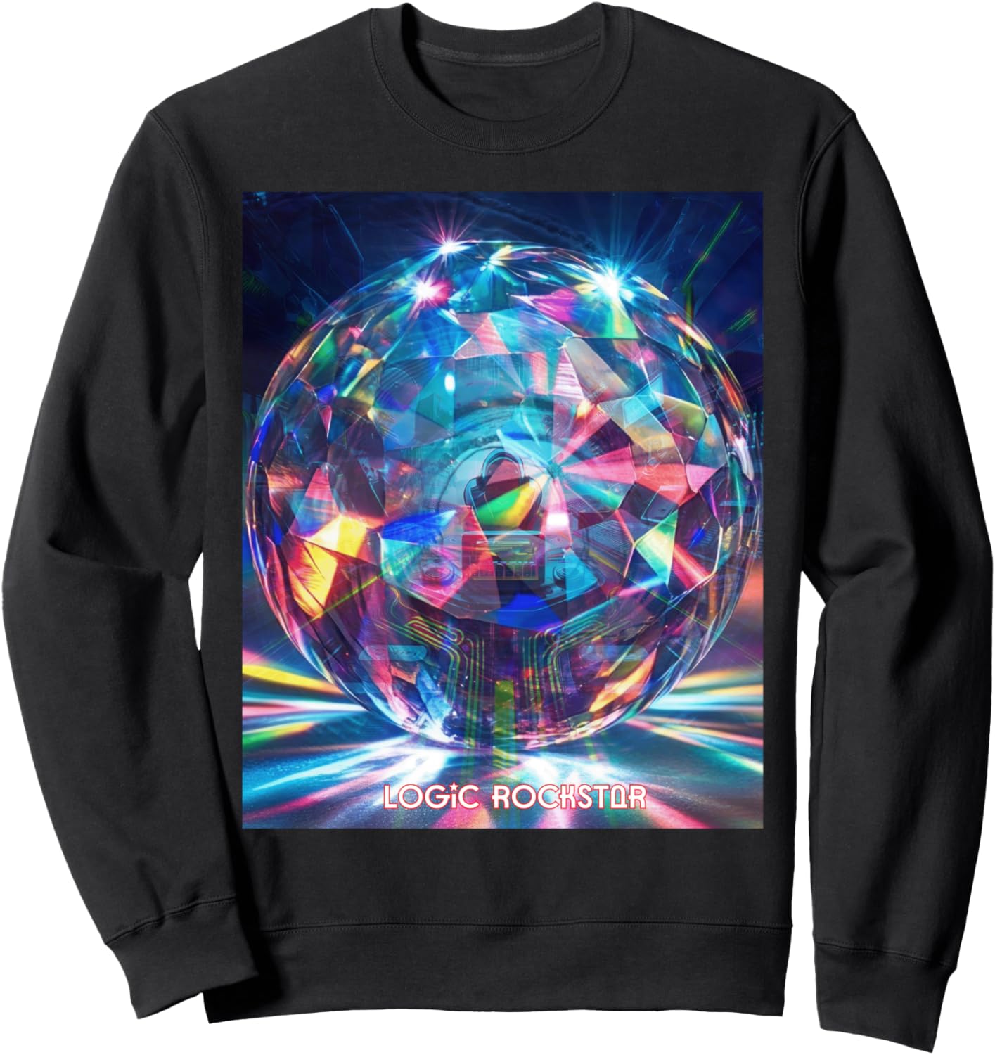 Толстовка с абстрактным геометрическим рисунком в стиле «Кристаллическая логика» Logic Rockstar, черный
Толстовка с абстрактным геометрическим рисунком в стиле «Кристаллическая логика» Logic Rockstar, черный