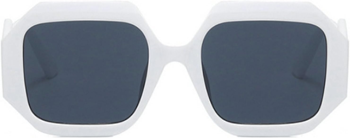 Солнцезащитные очки в стиле ретро, квадратные, для женщин и мужчин, винтажные многоугольные солнцезащитные очки, модные модели, защита от ультрафиолета UV400 mincl, White
Солнцезащитные очки в стиле ретро, квадратные, для женщин и мужчин, винтажные многоугольные солнцезащитные очки, модные модели, защита от ультрафиолета UV400 mincl, White
