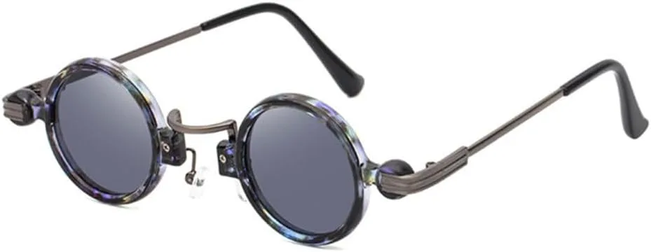 Солнцезащитные очки MUTYNE в стиле ретро-панк для женщин, винтажные, маленькие круглые, с защитой от УФ-излучения UV400. Подходят для женщин и мужчин, Flower Grey
Солнцезащитные очки MUTYNE в стиле ретро-панк для женщин, винтажные, маленькие круглые, с защитой от УФ-излучения UV400. Подходят для женщин и мужчин, Flower Grey