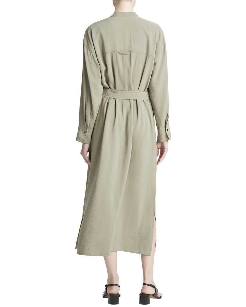 Мягкое практичное платье-рубашка Vince, зеленый
Мягкое практичное платье-рубашка Vince, зеленый