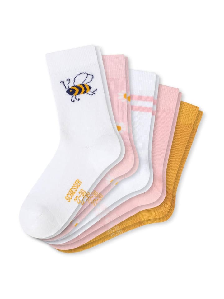 Носки Schiesser, розовый/белый 
Носки Schiesser, розовый/белый