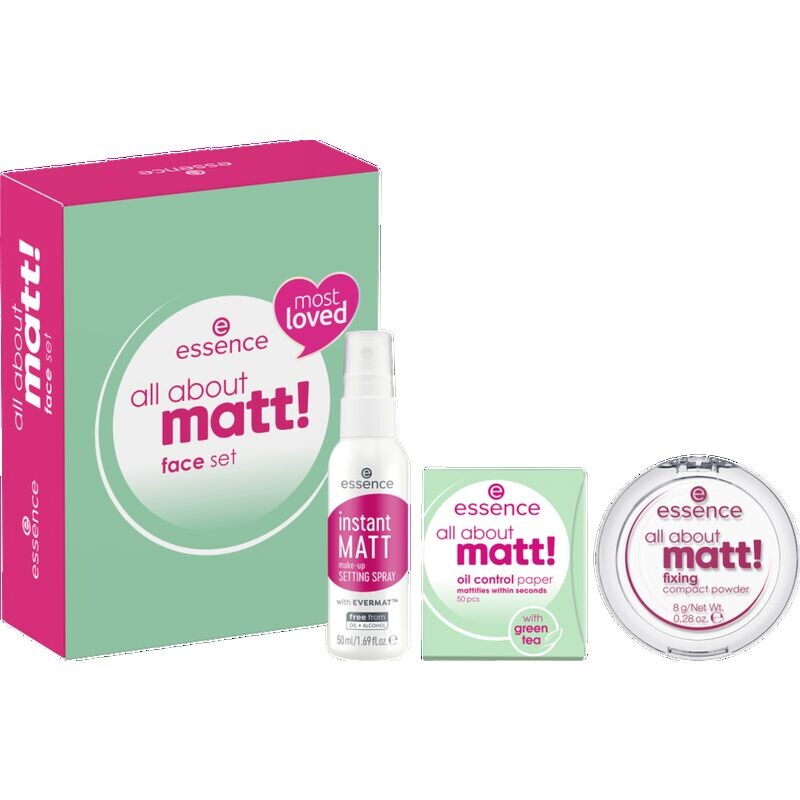 Все о мате! набор лица essence, 1 шт.
Все о мате! набор лица essence, 1 шт.