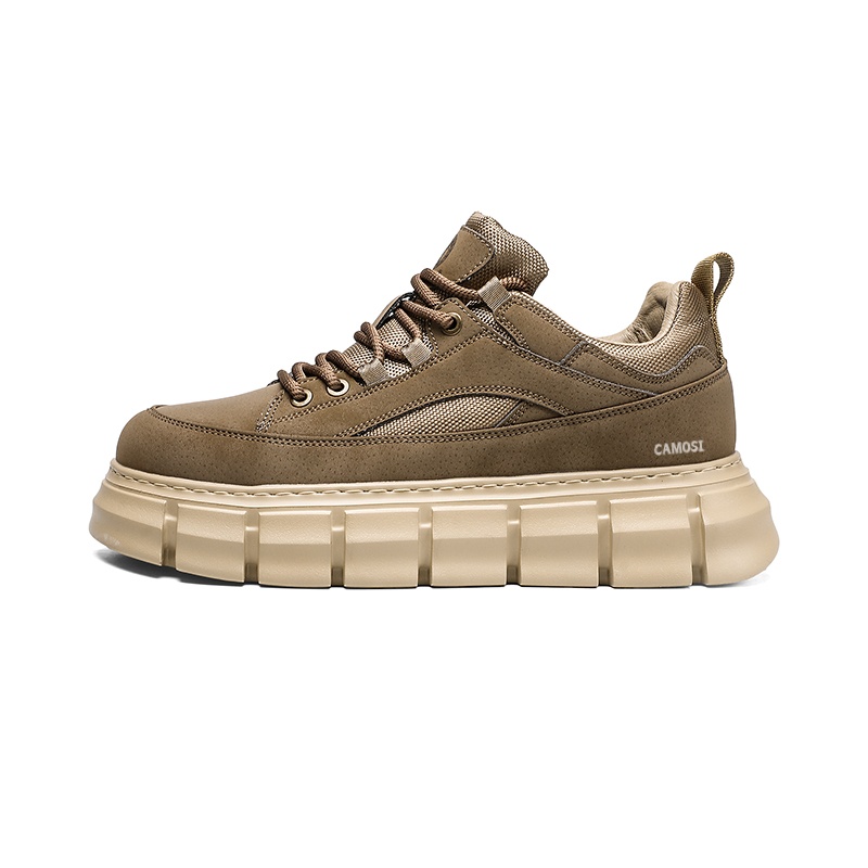 CAMOSI Антискользящие износостойкие мужские скейтерские кроссовки на низком ходу коричневые, цвет Brown
CAMOSI Антискользящие износостойкие мужские скейтерские кроссовки на низком ходу коричневые, цвет Brown