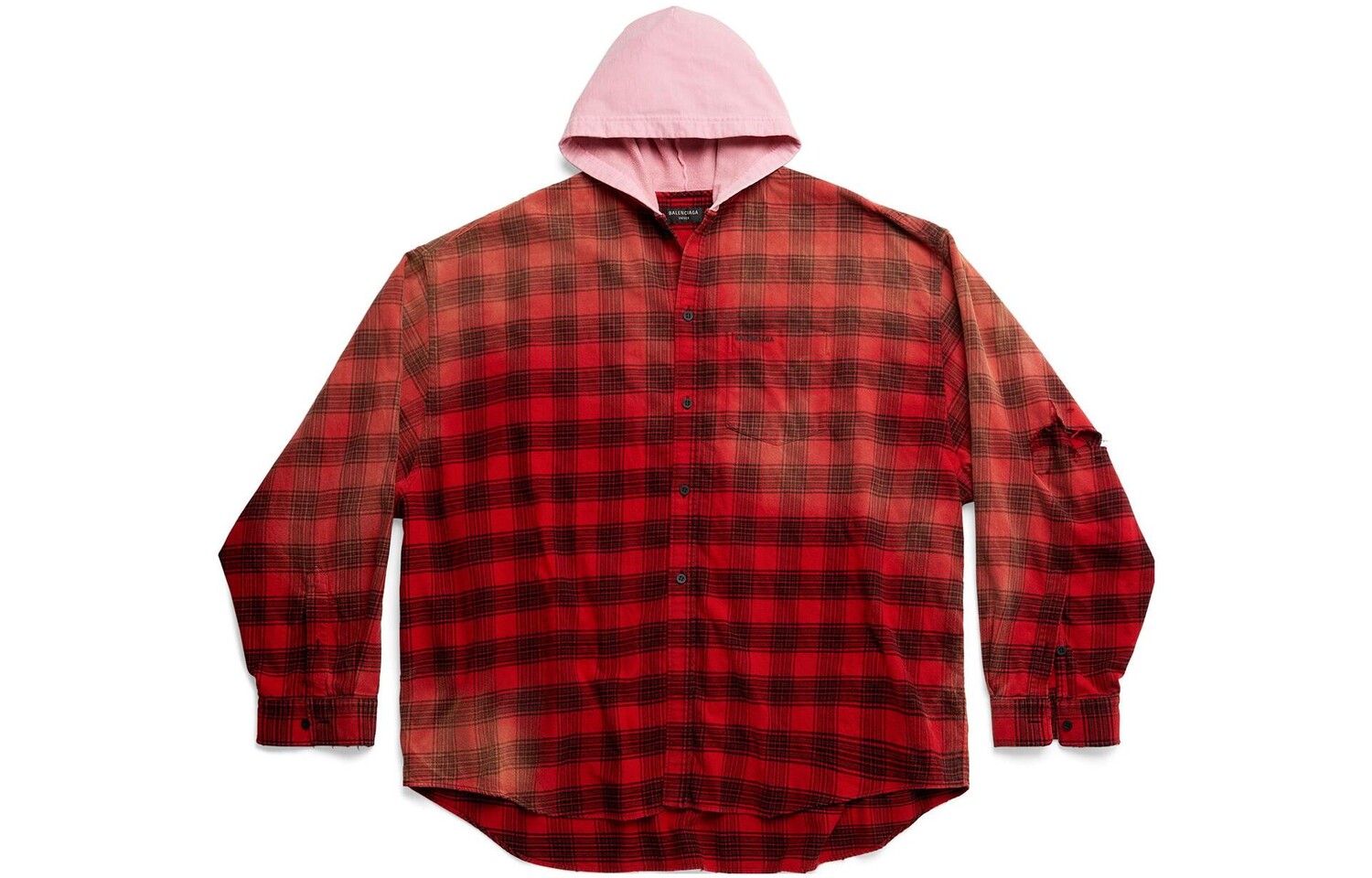 Рубашка мужская красная Balenciaga, красный
Рубашка мужская красная Balenciaga, красный