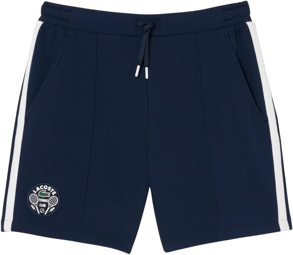 Мужские шорты Lacoste Sport Ultra Dry с акцентным значком в стиле теннисного наследия, Navy Blue/White
Мужские шорты Lacoste Sport Ultra Dry с акцентным значком в стиле теннисного наследия, Navy Blue/White