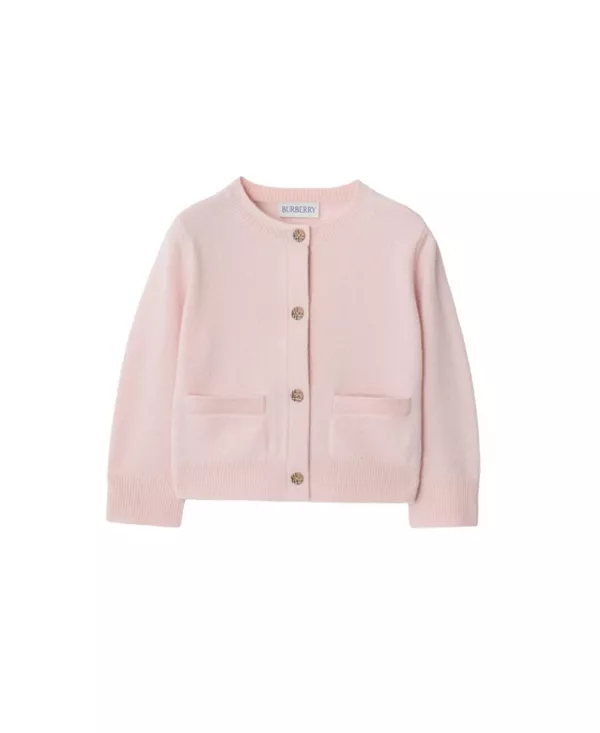 Детский шерстяной кашемировый кардиган в клетку с нашивками - для малышек. Burberry, розовый
Детский шерстяной кашемировый кардиган в клетку с нашивками - для малышек. Burberry, розовый