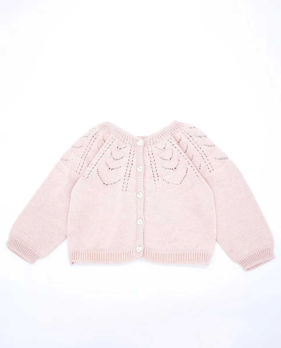 Жакет для девочек из органического хлопка с ажурными деталями Fina Ejerique, цвет Nude
Жакет для девочек из органического хлопка с ажурными деталями Fina Ejerique, цвет Nude