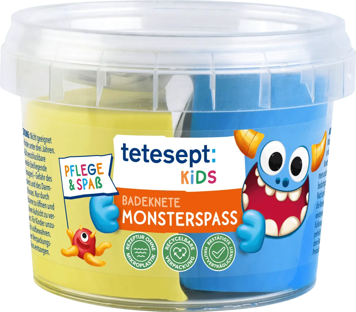 Тесто для ванн Монстр детские забавы для купания 2х50г 100г tetesept
Тесто для ванн Монстр детские забавы для купания 2х50г 100г tetesept