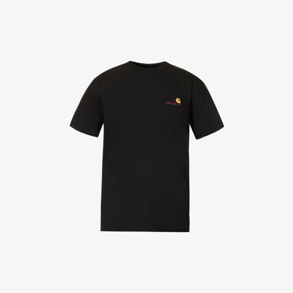 Футболка из джерси из органического хлопка с вышитым логотипом American Script Carhartt Wip, черный
Футболка из джерси из органического хлопка с вышитым логотипом American Script Carhartt Wip, черный