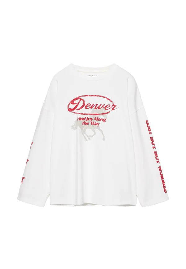 Футболка с длинными рукавами и изображением лошади. Pull&Bear, White, Белый, Футболка с длинными рукавами и изображением лошади. Pull&Bear, White
Футболка с длинными рукавами и изображением лошади. Pull&Bear, White, Белый, Футболка с длинными рукавами и изображением лошади. Pull&Bear, White