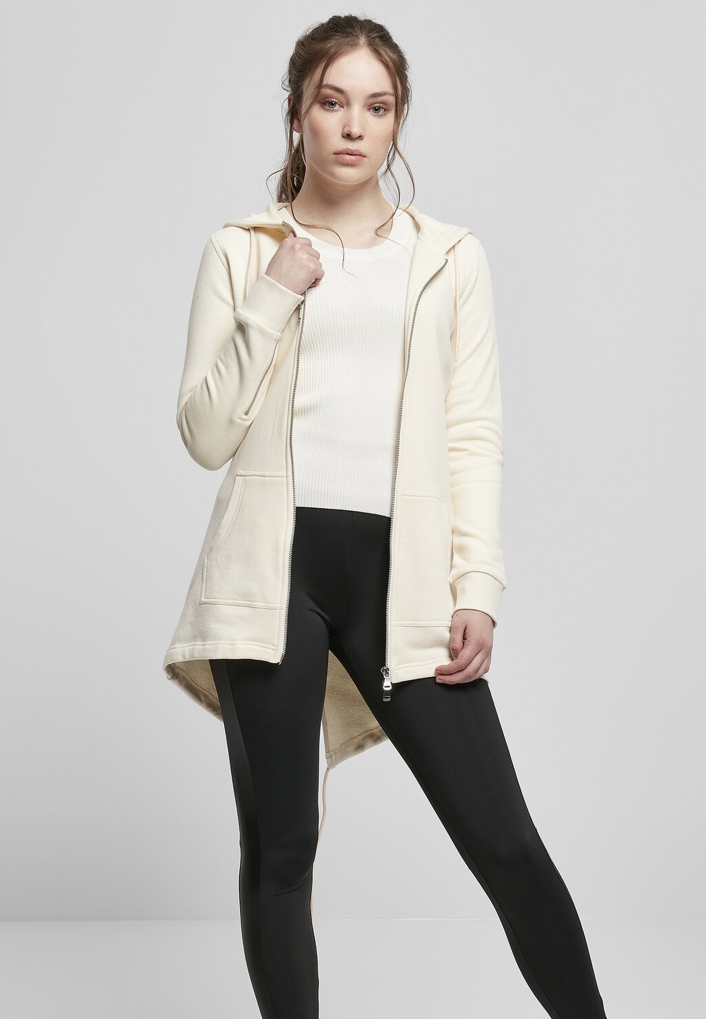 Толстовка на молнии Urban Classics, белый
Толстовка на молнии Urban Classics, белый