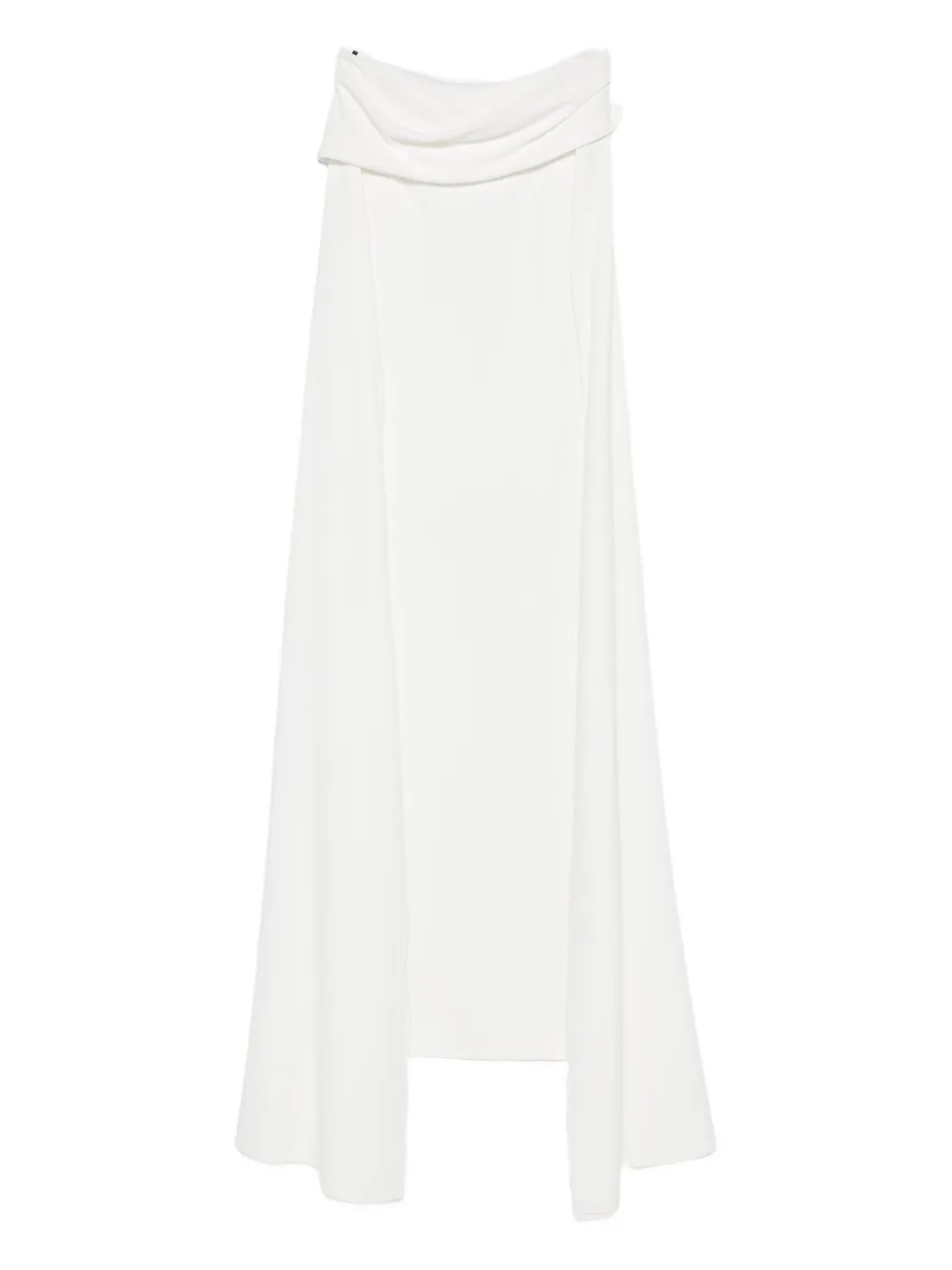 Платье макси с драпировкой Nuri Solace London, белый 
Платье макси с драпировкой Nuri Solace London, белый