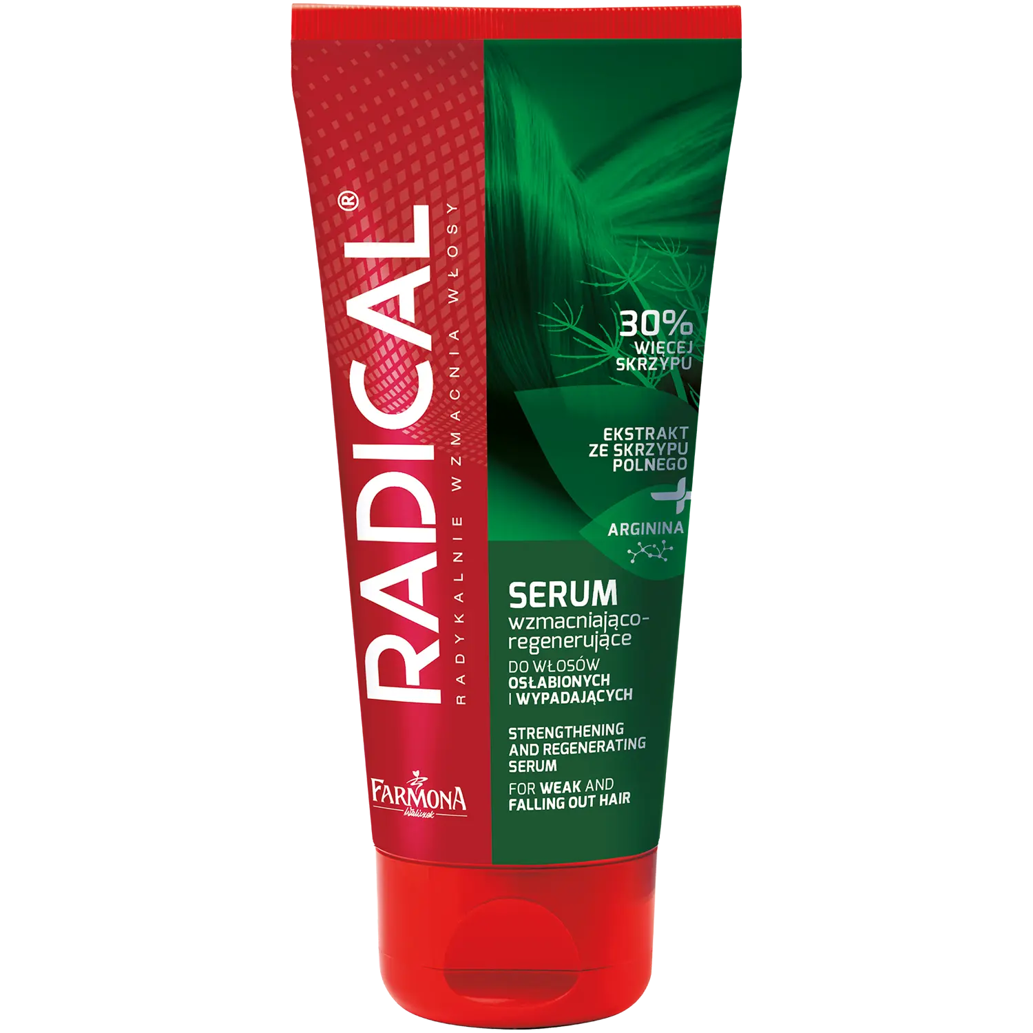 Radical Wzmacniająco-regenerujące сыворотка для ослабленных и выпадающих волос, 100 мл
Radical Wzmacniająco-regenerujące сыворотка для ослабленных и выпадающих волос, 100 мл