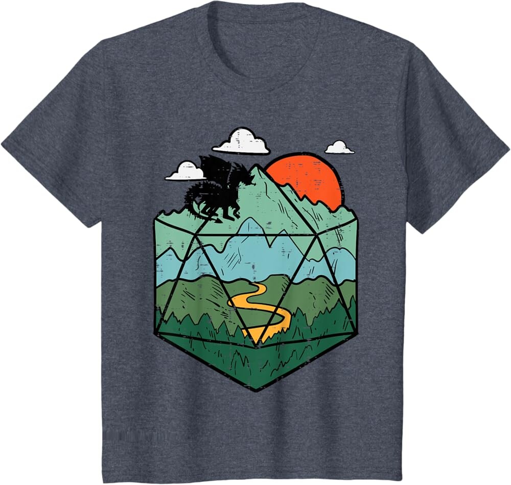 Детская футболка RPG Mountain Gamer, темно-синий
Детская футболка RPG Mountain Gamer, темно-синий