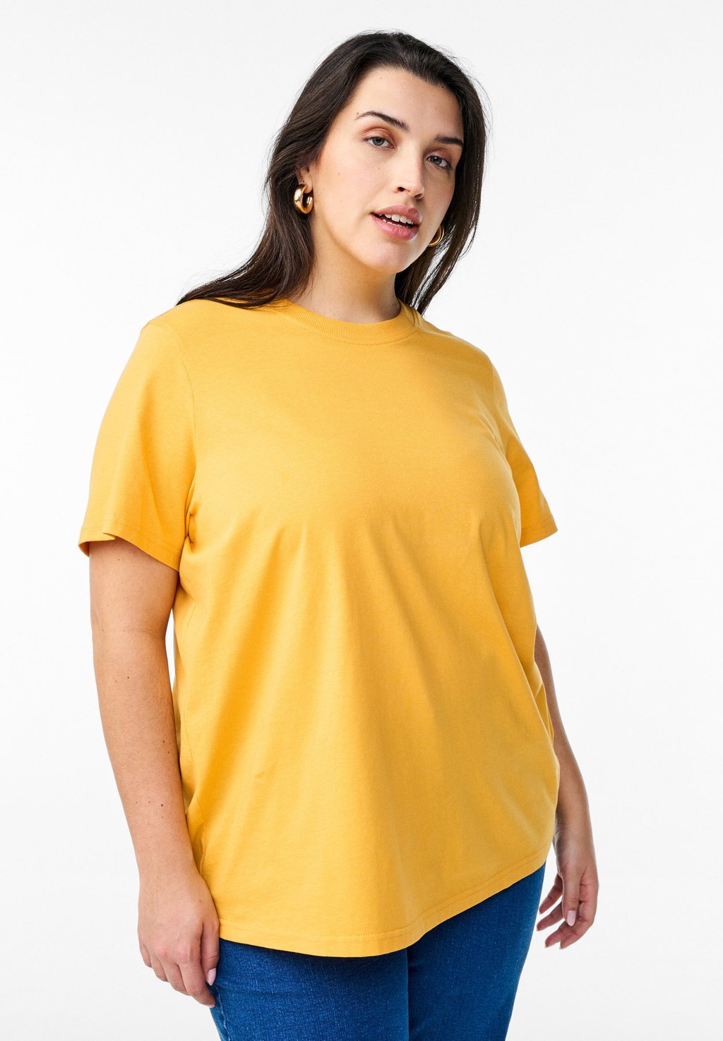 Базовая футболка MIT RUNDHALSAUSSCHNITT Zizzi, желтый
Базовая футболка MIT RUNDHALSAUSSCHNITT Zizzi, желтый