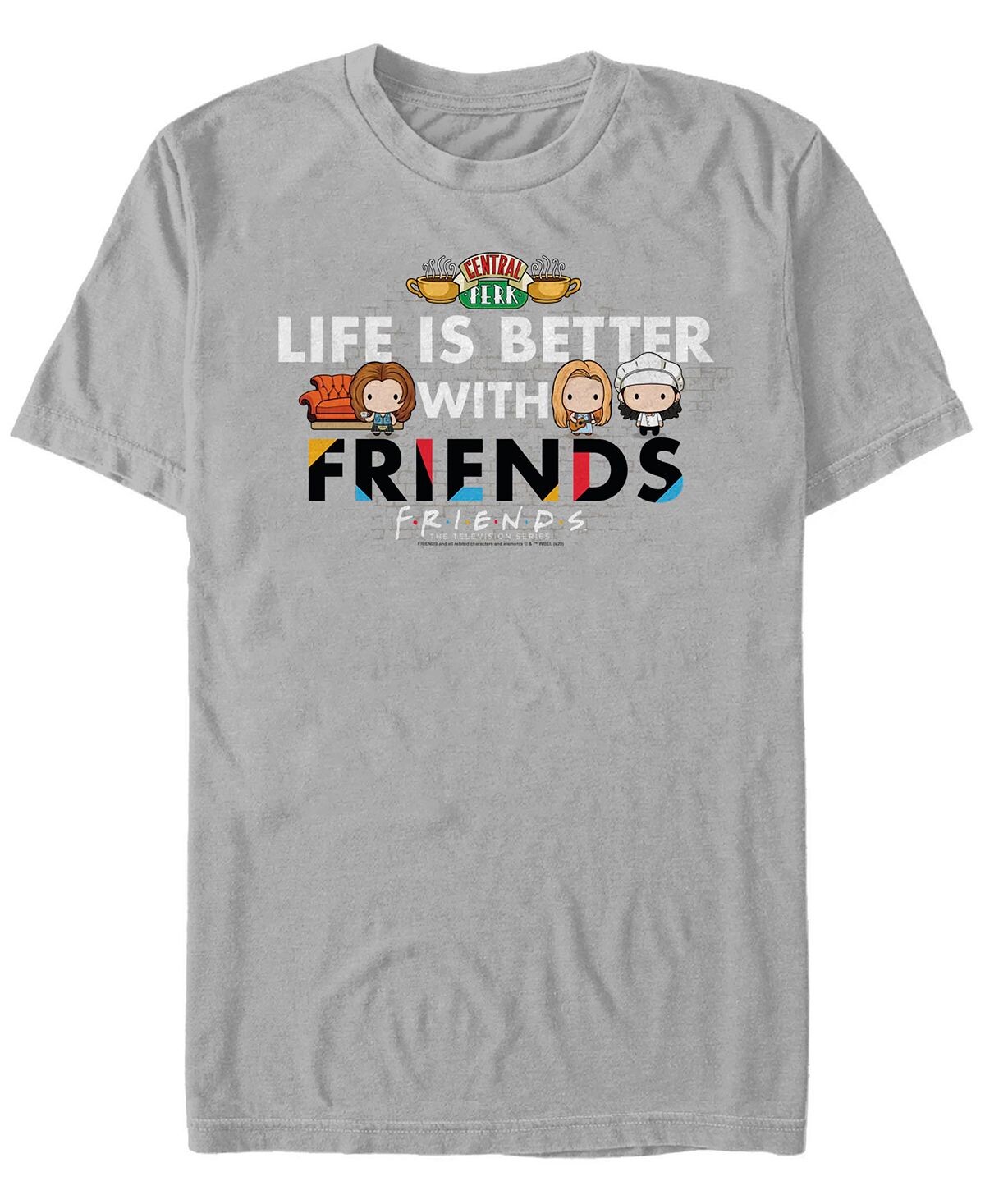 Мужская футболка с короткими рукавами friends life is better Fifth Sun, мульти, Серый, Мужская футболка с короткими рукавами friends life is better Fifth Sun, мульти
Мужская футболка с короткими рукавами friends life is better Fifth Sun, мульти, Серый, Мужская футболка с короткими рукавами friends life is better Fifth Sun, мульти