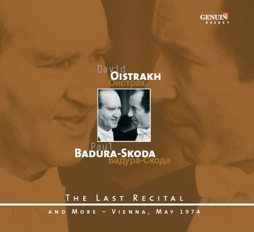 CD диск Mozart / Schubert / Beethoven / Oistrakh: Last Recital with Paul Badura-Skoda
CD диск Mozart / Schubert / Beethoven / Oistrakh: Last Recital with Paul Badura-Skoda